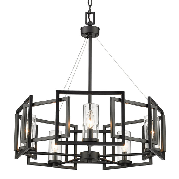 Marco BLK Five Light Chandelier