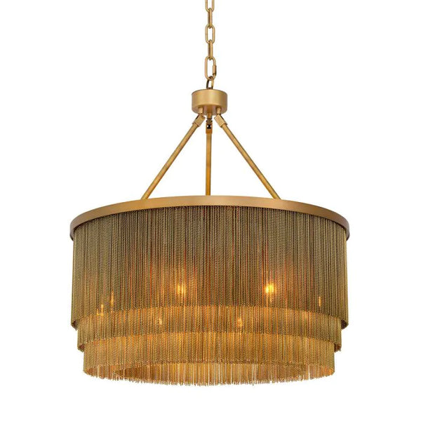 Tissot S - Antique Brass Finish Chandelier