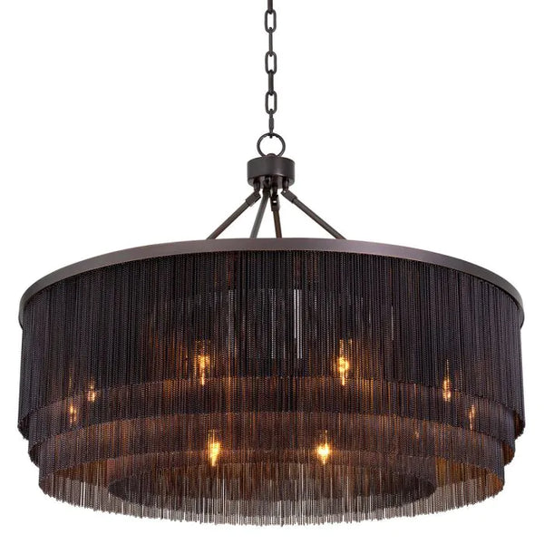 Tissot L - Bronze Highlight Finish Chandelier