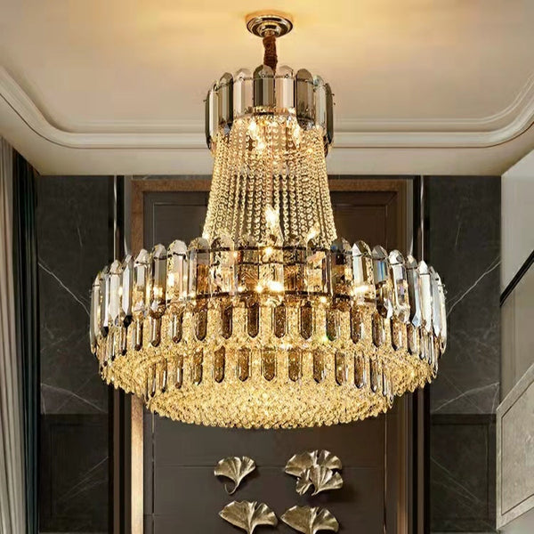 Coddy High-grade K9 Crystal Chandelier For Living Room Luxury Duplex Hallway Lobby Casino