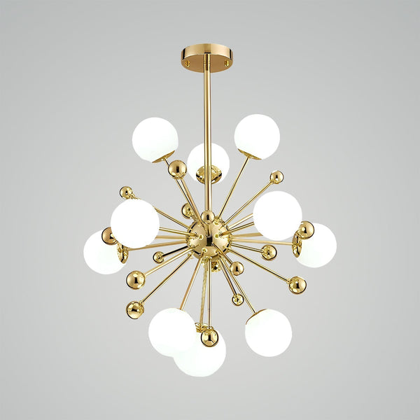 Modern - Golden Orb Array Chandelier