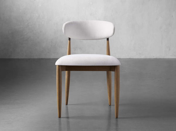 Jagger Dining Side Chair in Natural with Oil Rubbed Bronze