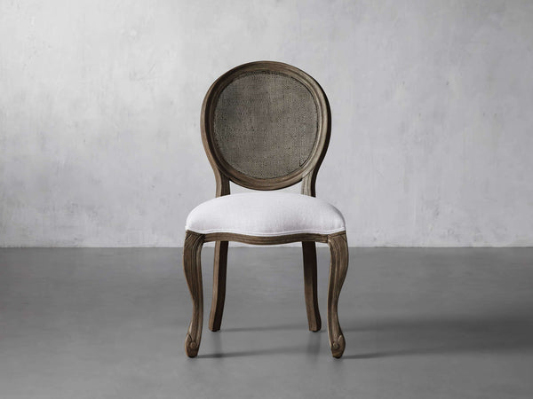 Margot Cane Back Dining Chair in Cinder