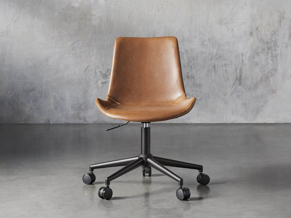 Gage Faux Leather Desk Chair