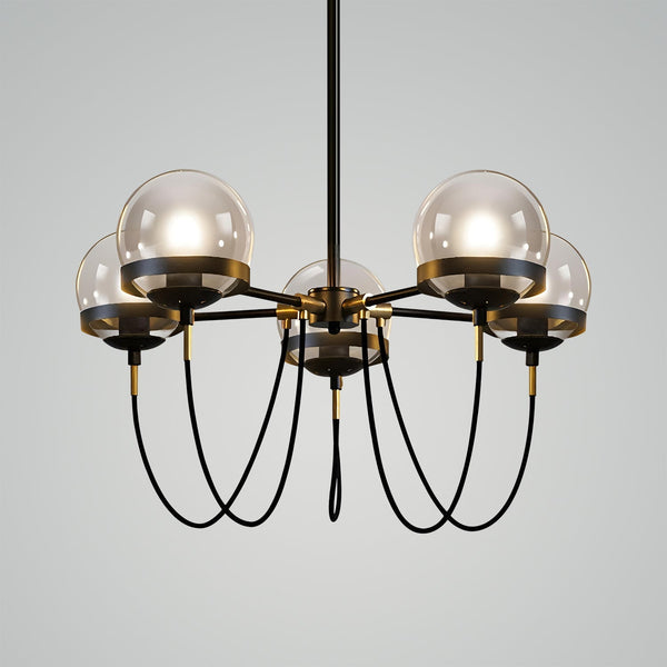 Brandon Orb Round Chandelier For Living Room