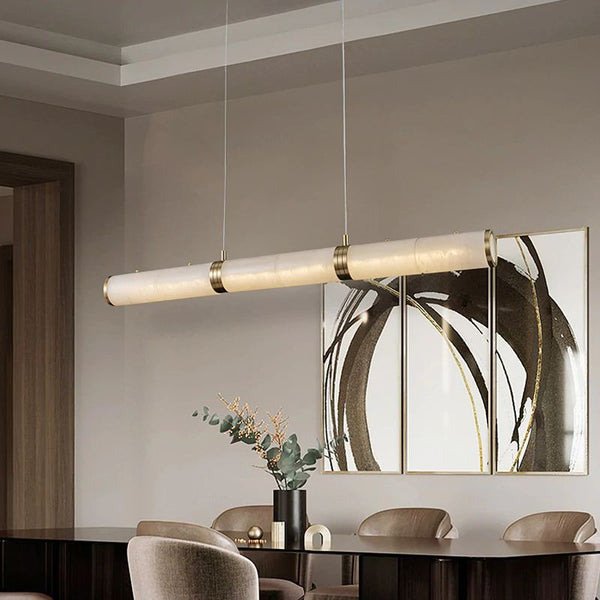 Labster Pillar Linear Kitchen Chandelier