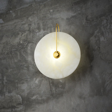 Labaster Round Bedroom Wall Sconce