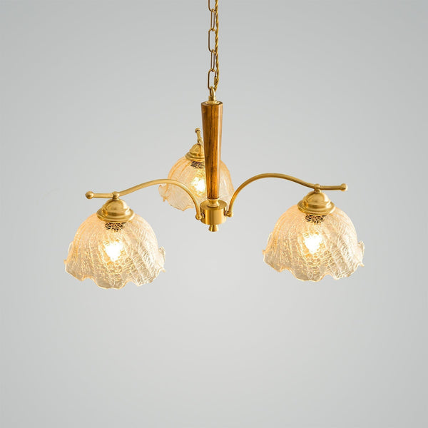 Brandon Golden Petal Glow Chandelier