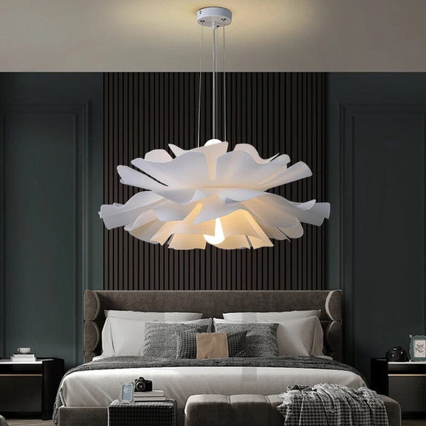 Cloudy Flower  Acrylic Chandelier For Bedroom