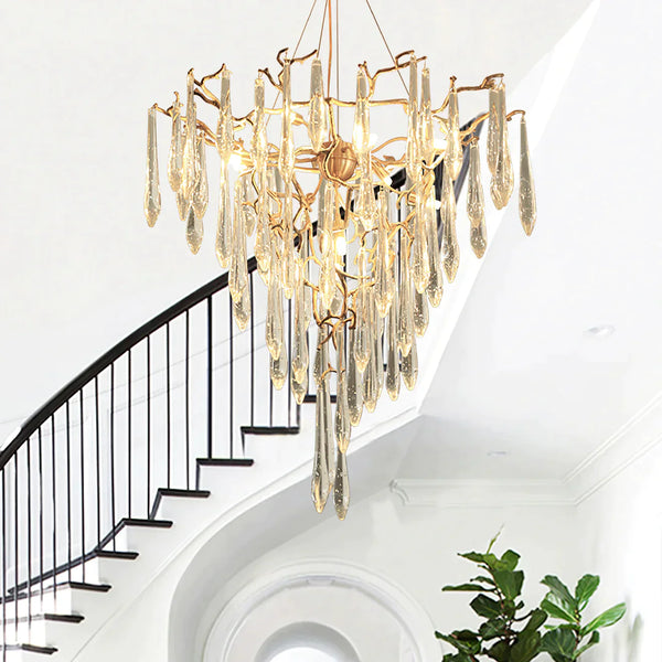 Brandon Teardrop Kyle Round Chandelier