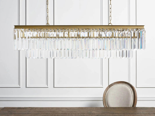 Leyland Tiered Rectangular Chandelier