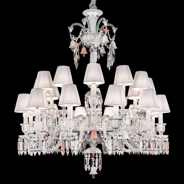 Short Neck Zenith Crystal Chandelier