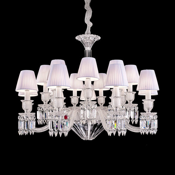 short Zenith Crystal Chandelier