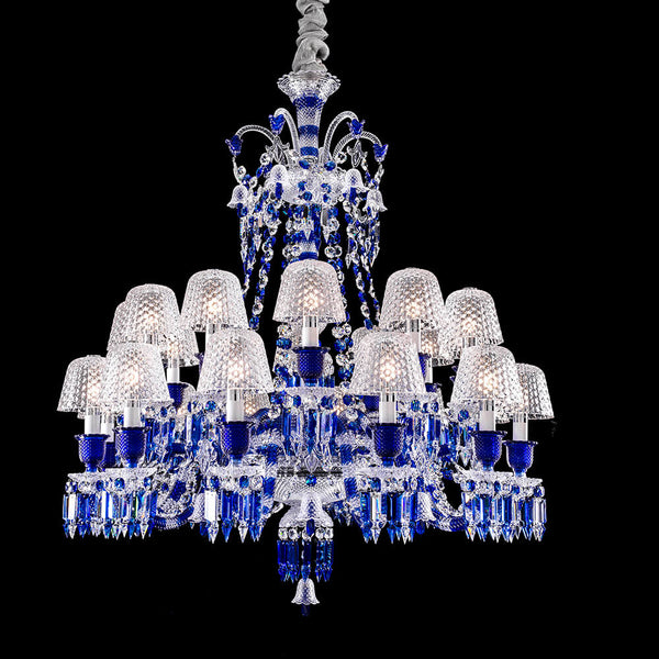 Zenith Faunacrystopolis Blue Crystal Chandelier