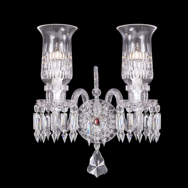 Elegance Crystal Cup Wall Sconce