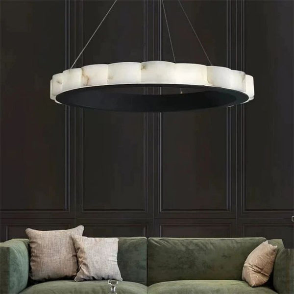 Labster Black Round Chandelier