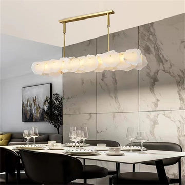 Labaster Monica Modern Snowfalake Linear Chandelier