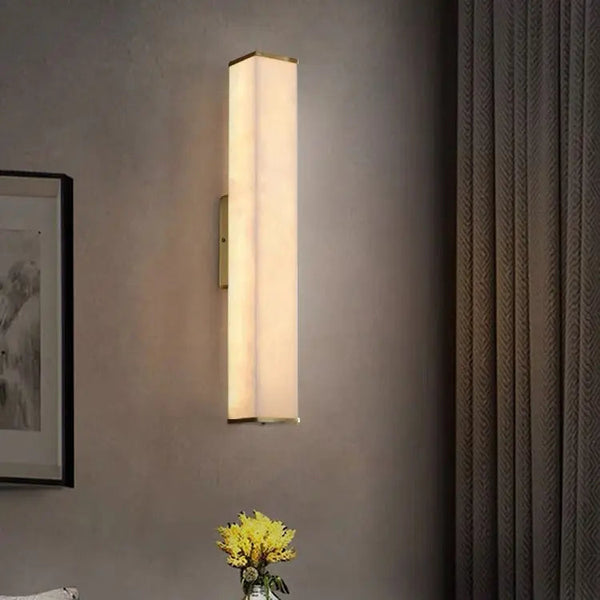 Alabaster Wall Sconce For Living Room