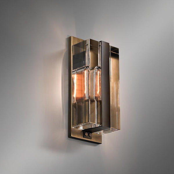 Yager Modern Crystal Wall Sconce (medium)